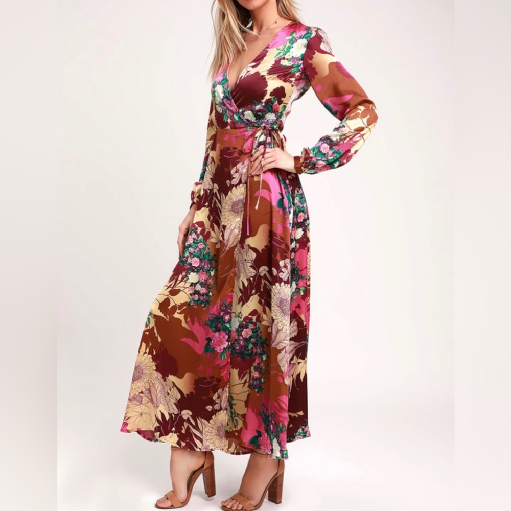 Lulus floral print maxi